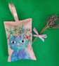 Lavender Bags Floral Cat design - Image 3