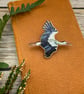 White Stork Pin Badge