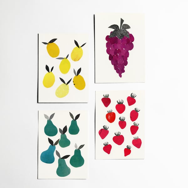 Fruit Postcard Set - Fruity