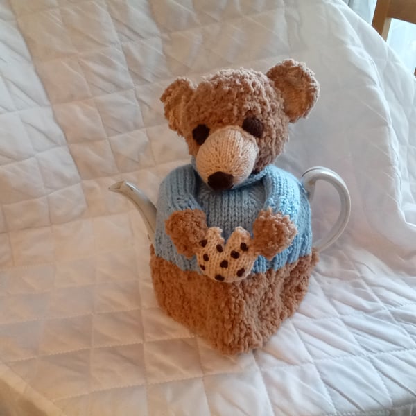 'I love you teddy' tea cosy. 
