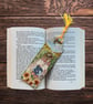 Bookmark, wooden decoupage bookmark, Sunflowers, girl - Image 2