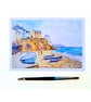  Art Print The Beach, Cawsand Cornwall From An Original Watercolour Painting A4 - Image 2