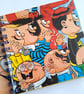 The Bash Street Kids Beano Comic Junk Journal, Handmade Blank Square Notebook - Image 6
