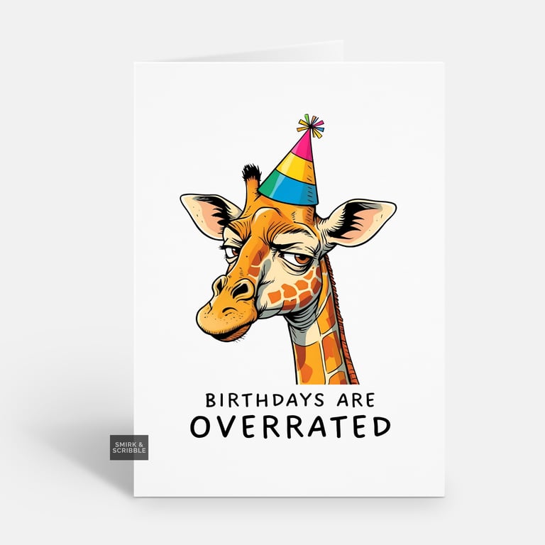 Unique Funny Birthday Card For Him Or Her 