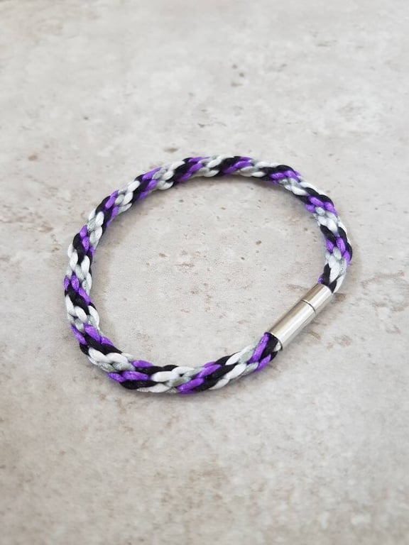 Asexual Bracelet, Ace flag Anklet, Asexual Pride gift
