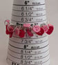Pink and red button bracelet with heart toggle clasp  - Image 8