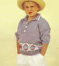 VINTAGE MACHINE KNITTING PATTERN Short Sleeved Top
