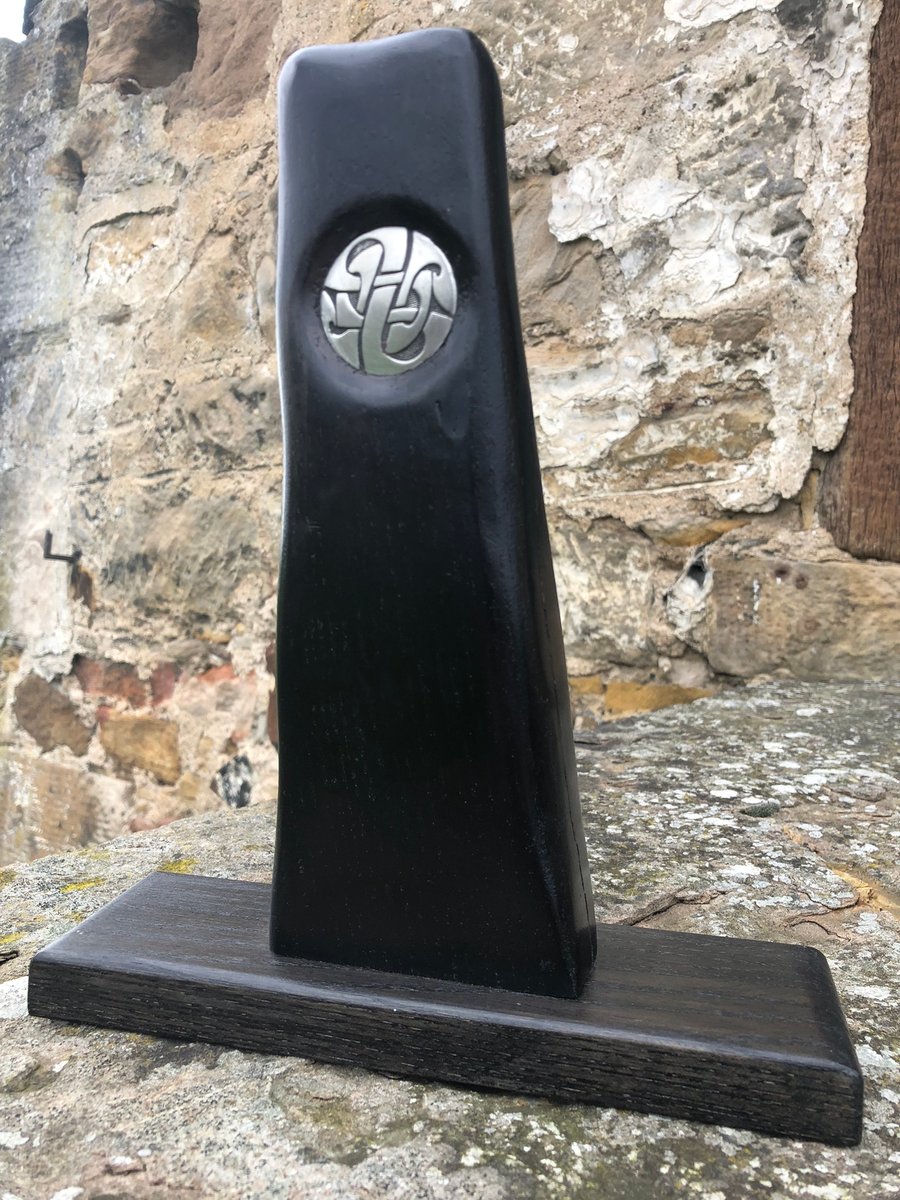 Bog Oak Monolith Sculpture