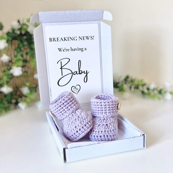 Pregnancy Announcement Letterbox Gift – Baby Reveal Keepsake