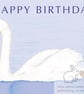 Swan - Birthday Card - Image 1