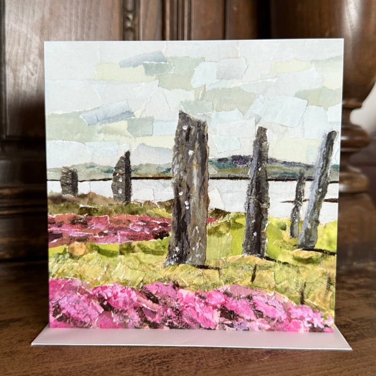 Ring of Brodgar Collage Card