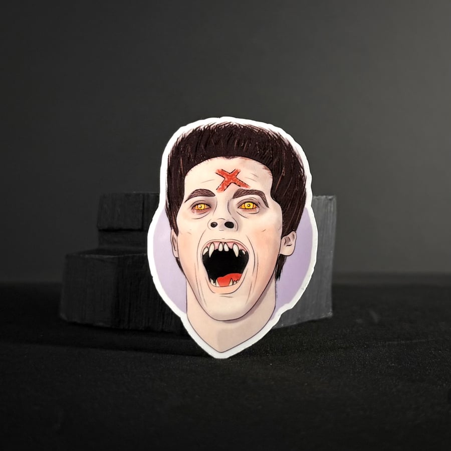 Fright Night 'Evil Ed' Illustrated Vinyl Sticker
