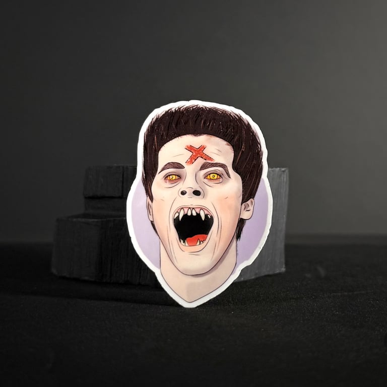 Fright Night 'Evil Ed' Illustrated Vinyl Sticker