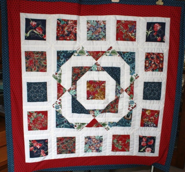 Patchwork Quilt - Baby Quilt or Lap Quilt