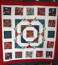 Patchwork Quilt - Baby Quilt or Lap Quilt