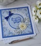 Especially for You Birthday White Daisy Flower 3D Luxury Handmade Card - Image 1