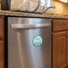 Clean or Dirty Embroidered Indicator Patch – Reversible Kitchen & Washing Patch 