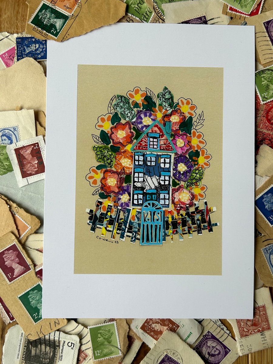 Number 1 Stamp Lane. -  A 5 Print - Made in Yorkshir