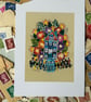Number 1 Stamp Lane. -  A 5 Print - Made in Yorkshir - Image 1