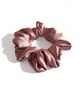 Rose Pink Satin Scrunchie - Large - Image 2