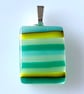 Stringer Stripes Glass Pendant 11 - Image 2
