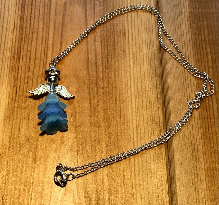 Blue angel pendant 