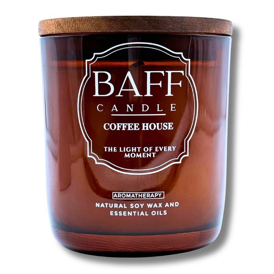 Coffee House Soy Wax Luxury Candle 1 Wick