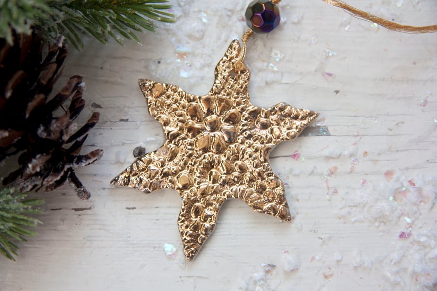 Christmas Gold Snowflake 
