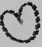 Red Garnet Gemstone Beaded Statement Necklace "Burgundy Sprite" - Image 3