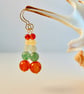 Mixed Gemstone Earrings In Autumn Shades - Handmade In Devon - Image 5