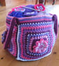 Bag pattern. Granny square bag pattern. Project bag. Hobby bag. - Image 2