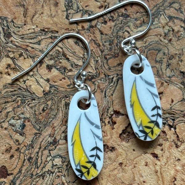 Handmade Earrings, Unique, Sterling Silver Eco Friendly Gifts Handmade Christmas