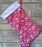 Red and White Christmas Stocking - Image 1