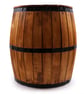 Beer Barrel Table - Natural