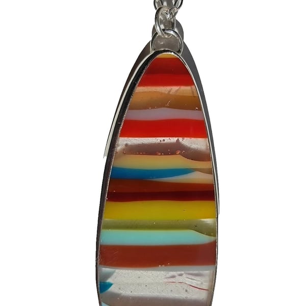 Surfite Necklace Fine & Sterling Silver Oval Pendant Jewellery Gift Handmade