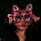 Aurora Hand-painted Fox Mask