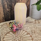 Hand Painted Colourful Reed Vase