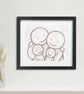 Hugs artwork 3, mounted, unframed - Image 3