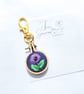 Hand Embroidered Floral Keyring - Image 1