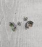 Recycled Flower Stud Earrings –Drink Can Aluminium – Inch's Cider Can - Image 4