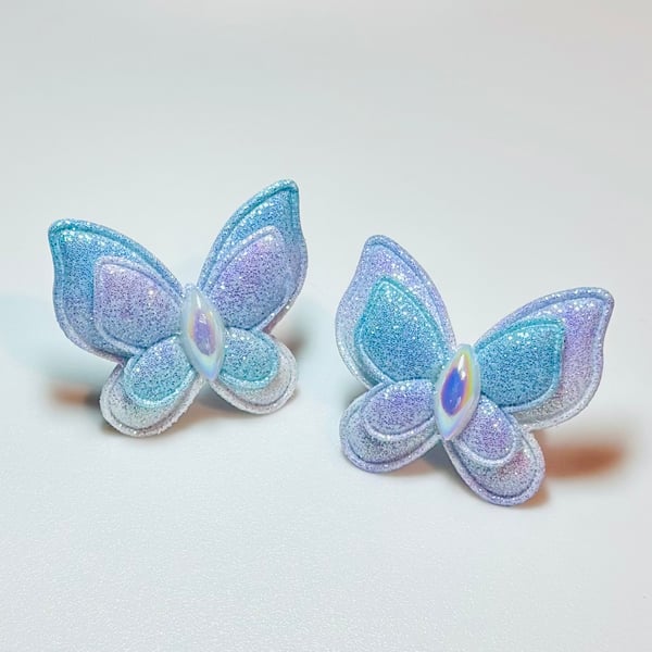 Ombré Butterfly Hair Bobbles 