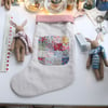 Liberty Patchwork Christmas Stocking