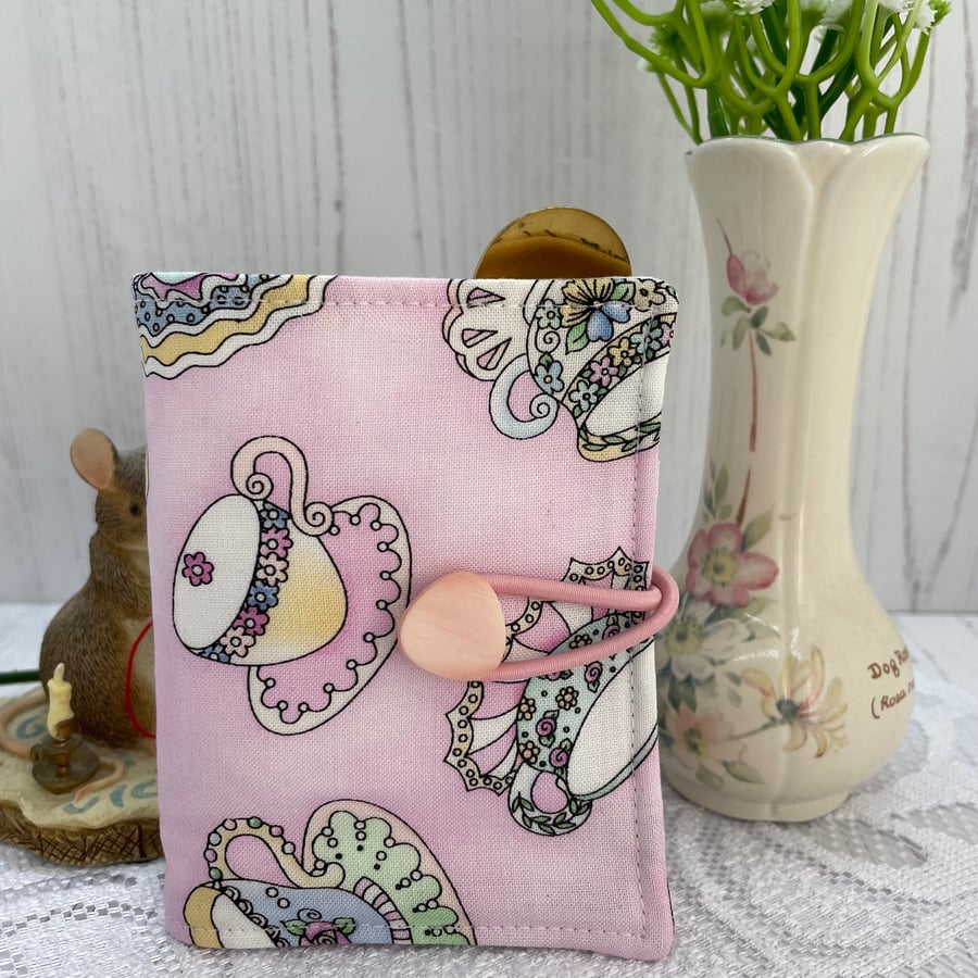 Tea Bag Wallet with Tea Bags and Spoon