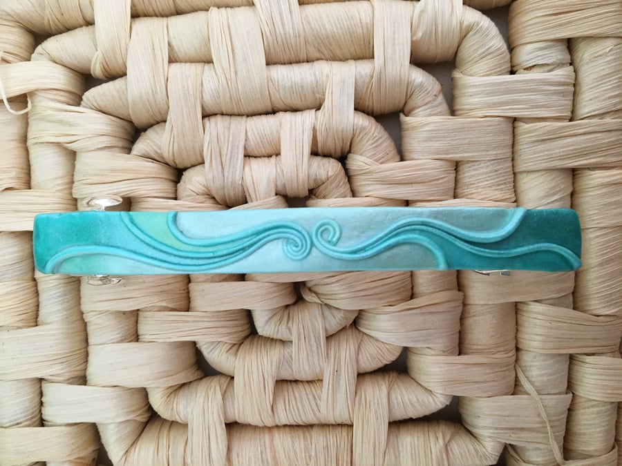 Mint Hair Slide - large