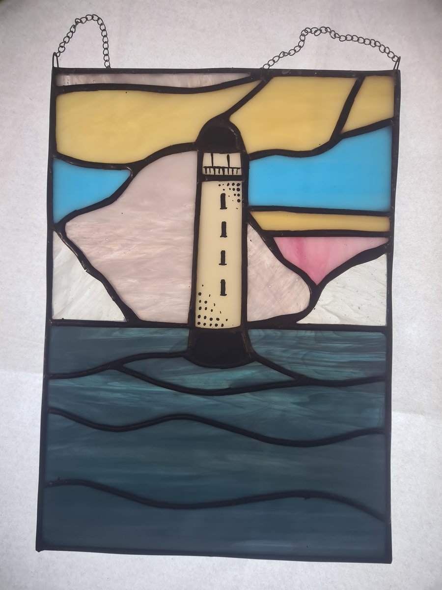 Stained glass Lighthouse 