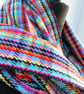 Sold - Multicoloured Houndstooth Scarf - Image 4