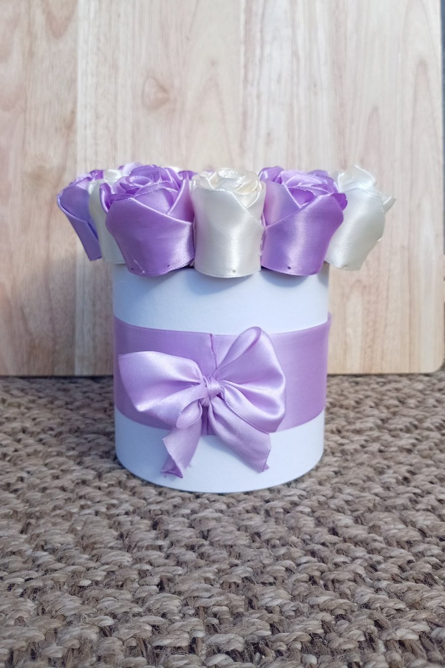 Silk Rose Bouquet – Handmade Artificial Flower Bouquet – Romantic Gift – Beautif