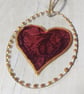 Valentine's Day card. Hearts card and heart sun catcher gift. - Image 3