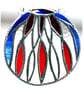 May Pole Stained Glass Suncatcher Patriotic British