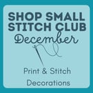 Shop Small Stitch Club DECEMBER – Creative Workshop in the heart of Hitchin